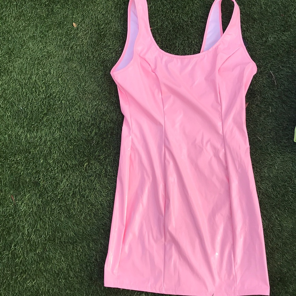 neon pink fashion nova dress